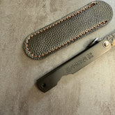 Coltello da tasca - Modello Higonokami Nero - 16,5cm - Martellato